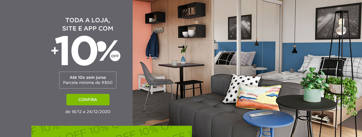 10% off em Móveis e Acessórios | Tok&Stok