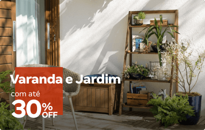 Varanda e jardim