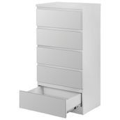 COMODA-5GV-60X40-BRANCO-PRATA-MINCE