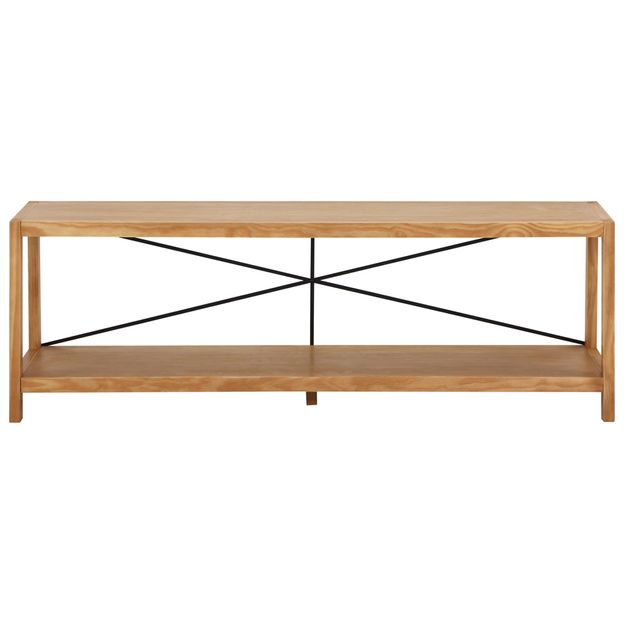 RACK-180X42-AMENDOA-PRETO-BEAM