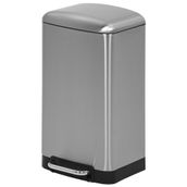 LIXEIRA-C-PEDAL-30-L-INOX-PRETO-SILENT