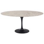 TULIPE MESA OVAL 160X90 PEDRA