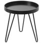 Preto - EVERYDAY MESA LATERAL REDONDA 46 CM