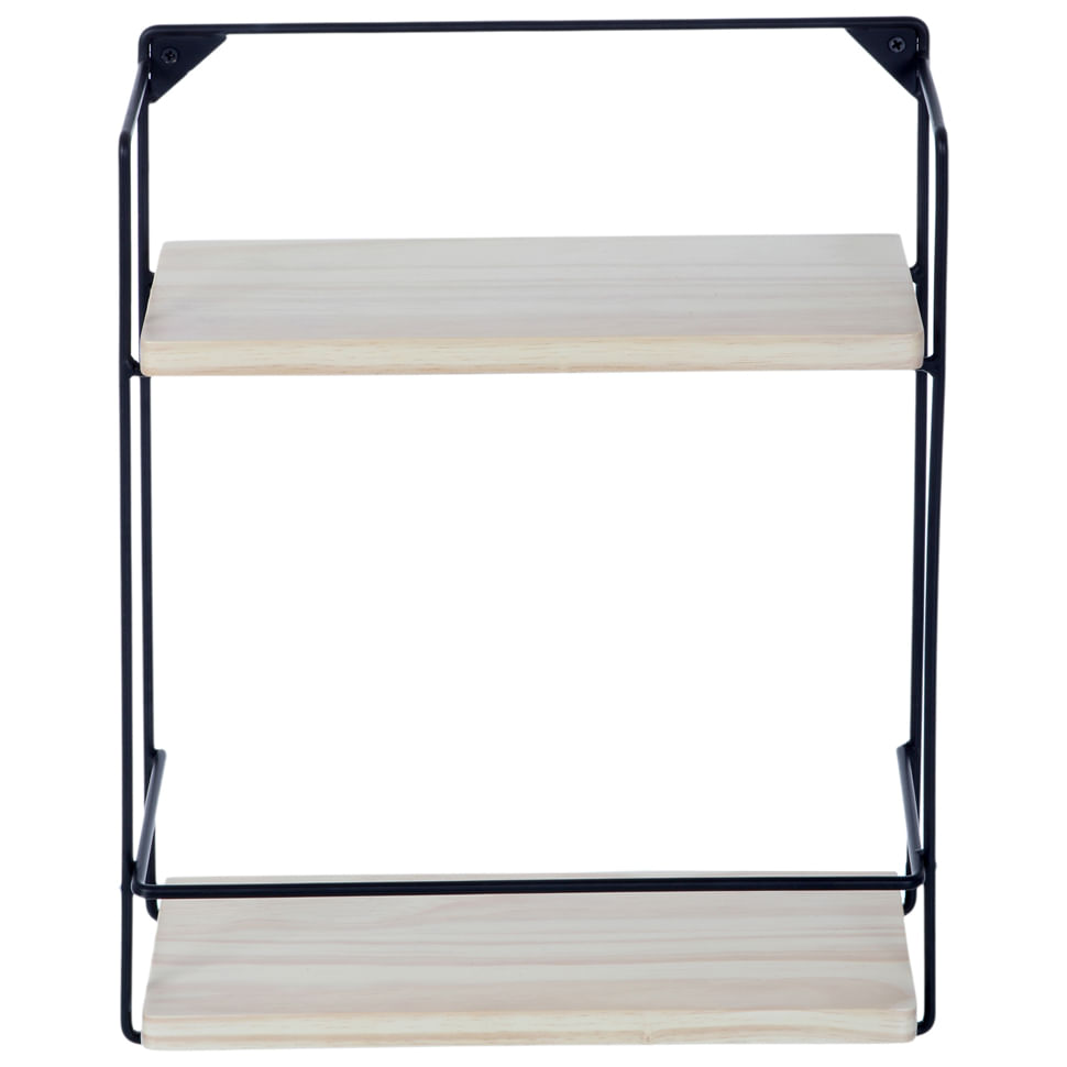 PRATELEIRA-DUPLA-48X38X15-PRETO-NATURAL-WASHED-POSTO