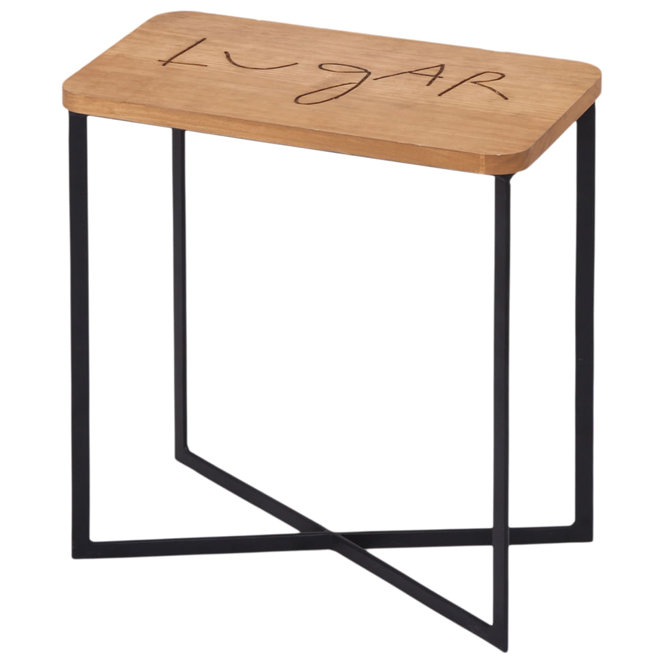 LUGAR-MESA-LATERAL-40X20-PRETO-MATE-MANUSCRITO