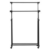 CABIDEIRO-DUPLO-1-PRATELEIRA-CROMADO-PRETO-OLYMPIC