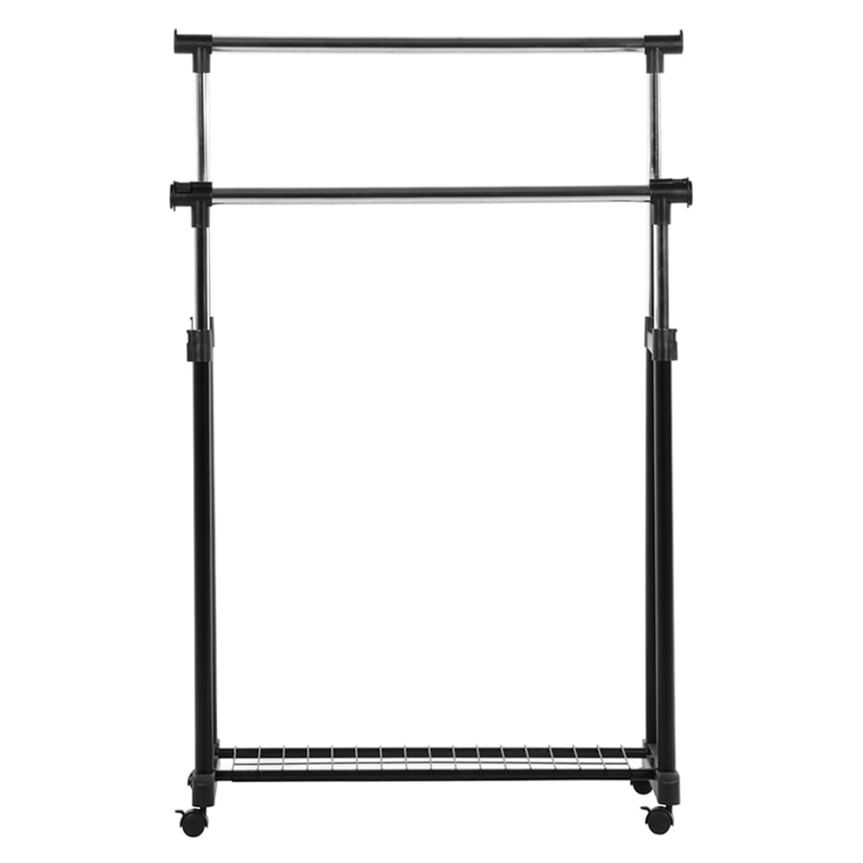 CABIDEIRO-DUPLO-1-PRATELEIRA-CROMADO-PRETO-OLYMPIC