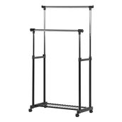 CABIDEIRO-DUPLO-1-PRATELEIRA-CROMADO-PRETO-OLYMPIC