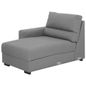 Plain high/ cinza - LARSON MÓDULO CHAISE LONGUE DIREITO COM BAÚ