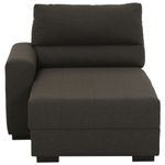 UNITO/MARROM - LARSON MÓDULO CHAISE LONGUE DIREITO COM BAÚ