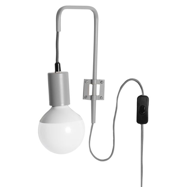 LUMINÁRIA DE PAREDE ARTIC CINZA | Tok&Stok