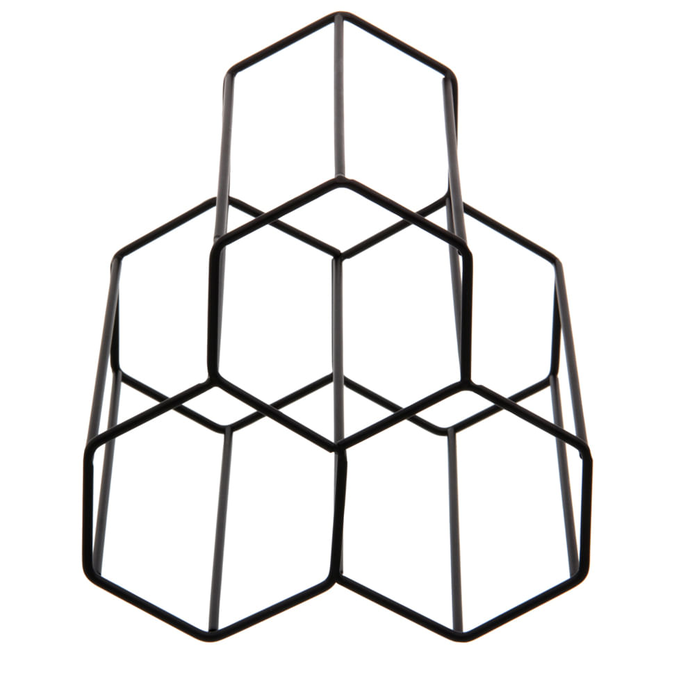 HEX-PORTA-GARRAFAS-P-3-PRETO-STRUCTURE