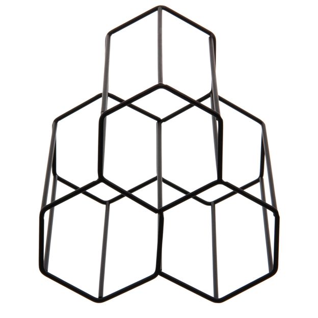 HEX-PORTA-GARRAFAS-P-3-PRETO-STRUCTURE