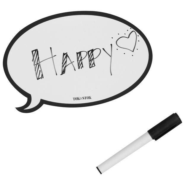 SPEAK-IMA-COM-CANETA-BRANCO-PRETO-BALLOON