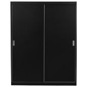 GUARDA-ROUPA-2P-DE-CORRER-180-PRETO-BRANCO-NOVILE