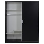 GUARDA-ROUPA-2P-DE-CORRER-180-PRETO-BRANCO-NOVILE