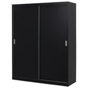 GUARDA-ROUPA-2P-DE-CORRER-180-PRETO-BRANCO-NOVILE