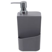 PORTA-DETERGENTE-CINZA-CROMADO-TRIUM