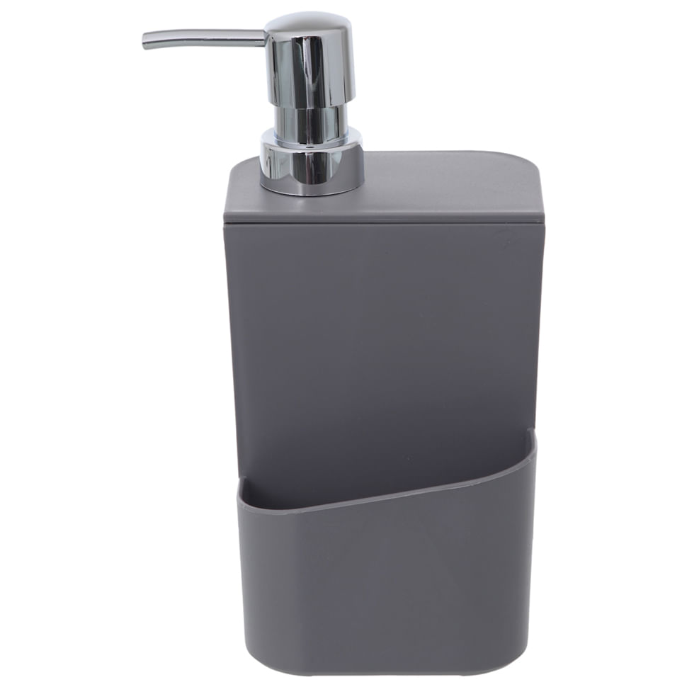 PORTA-DETERGENTE-CINZA-CROMADO-TRIUM