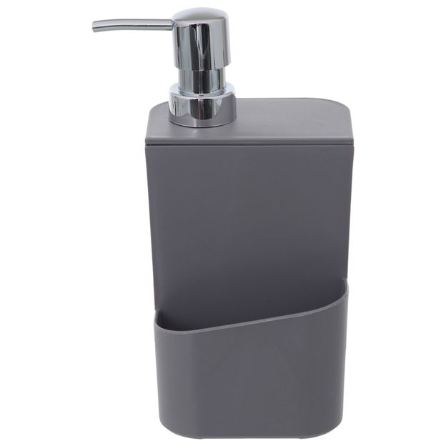 PORTA-DETERGENTE-CINZA-CROMADO-TRIUM