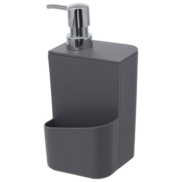 PORTA-DETERGENTE-CINZA-CROMADO-TRIUM