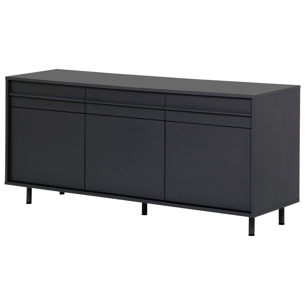 BUFFET-3P-3GV-160X45-GRAFITE-OBLIQUA