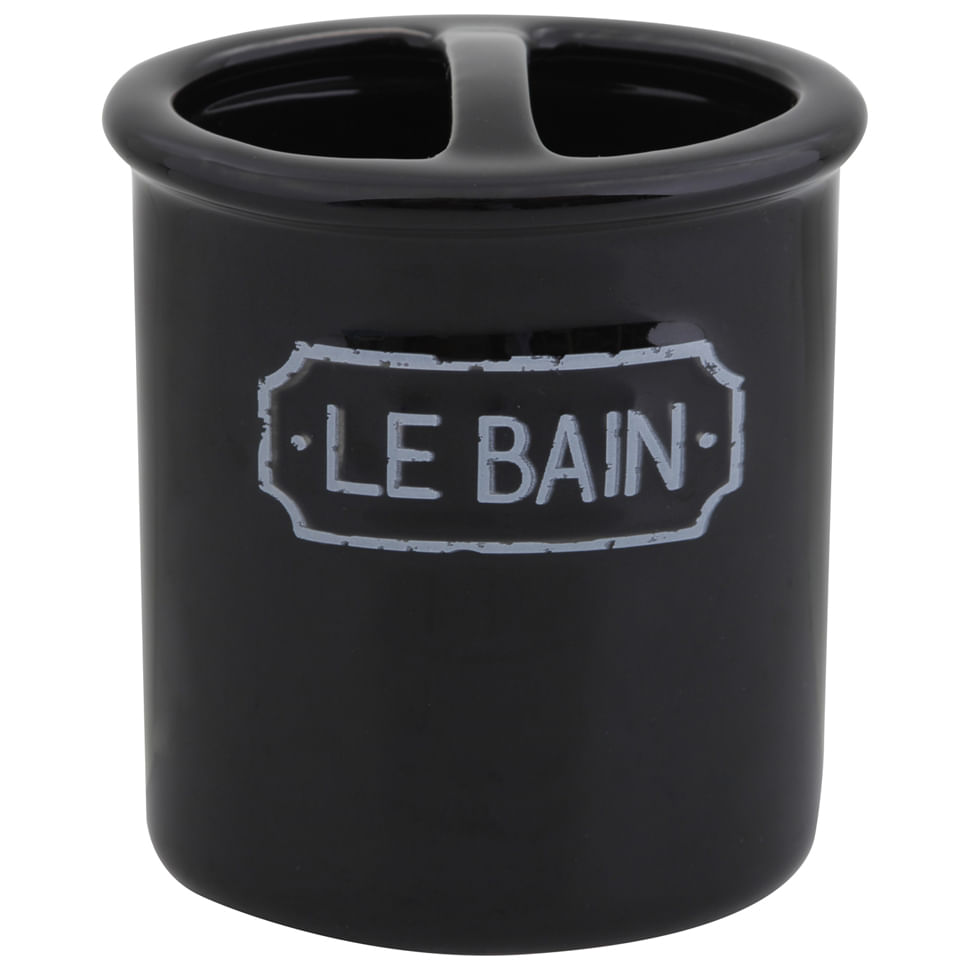 PORTA-ESCOVA-PASTA-PRETO-BRANCO-LE-BAIN