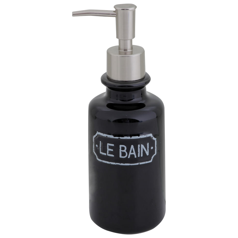 PORTA-SABONETE-LIQUIDO-PRETO-BRANCO-LE-BAIN