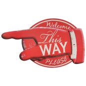 PLACA-DECORATIVA-52X32-VERMELHO-BRANCO-THIS-WAY
