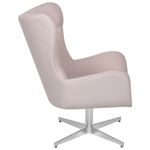 Cromado - LA LUNA POLTRONA GIRATÓRIA