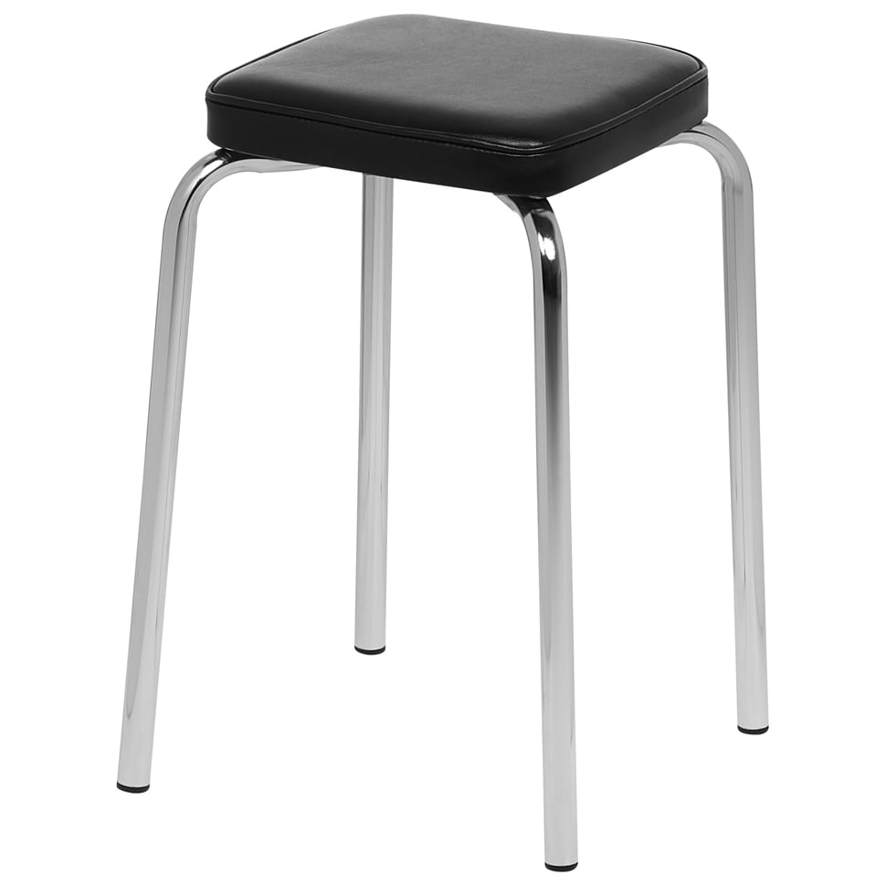 I-BANCO-BAIXO-CROMADO-PRETO-SIXTIES