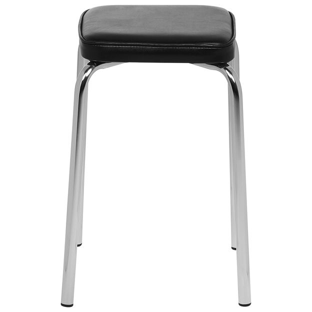 I-BANCO-BAIXO-CROMADO-PRETO-SIXTIES