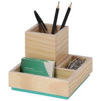 Color wood porta-lápis/objetos