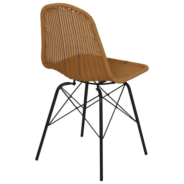 TISSER-CADEIRA-PRETO-NATURAL-EAMES