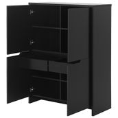 BUFFET-ARMARIO-4P-2GV-108X46-PRETO-PRETO-INDOOR