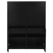 BUFFET-ARMARIO-4P-2GV-108X46-PRETO-PRETO-INDOOR