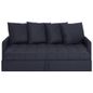 LOWVEL AZUL ESCURO - SIDE SOFÁ-CAMA 3 LUGARES