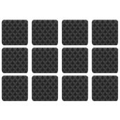 ANTI-DESL-QUAD-MED-25X25X35MM-C-12-PRETO-3M