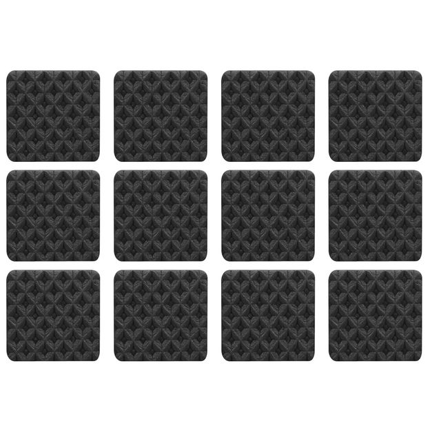 ANTI-DESL-QUAD-MED-25X25X35MM-C-12-PRETO-3M