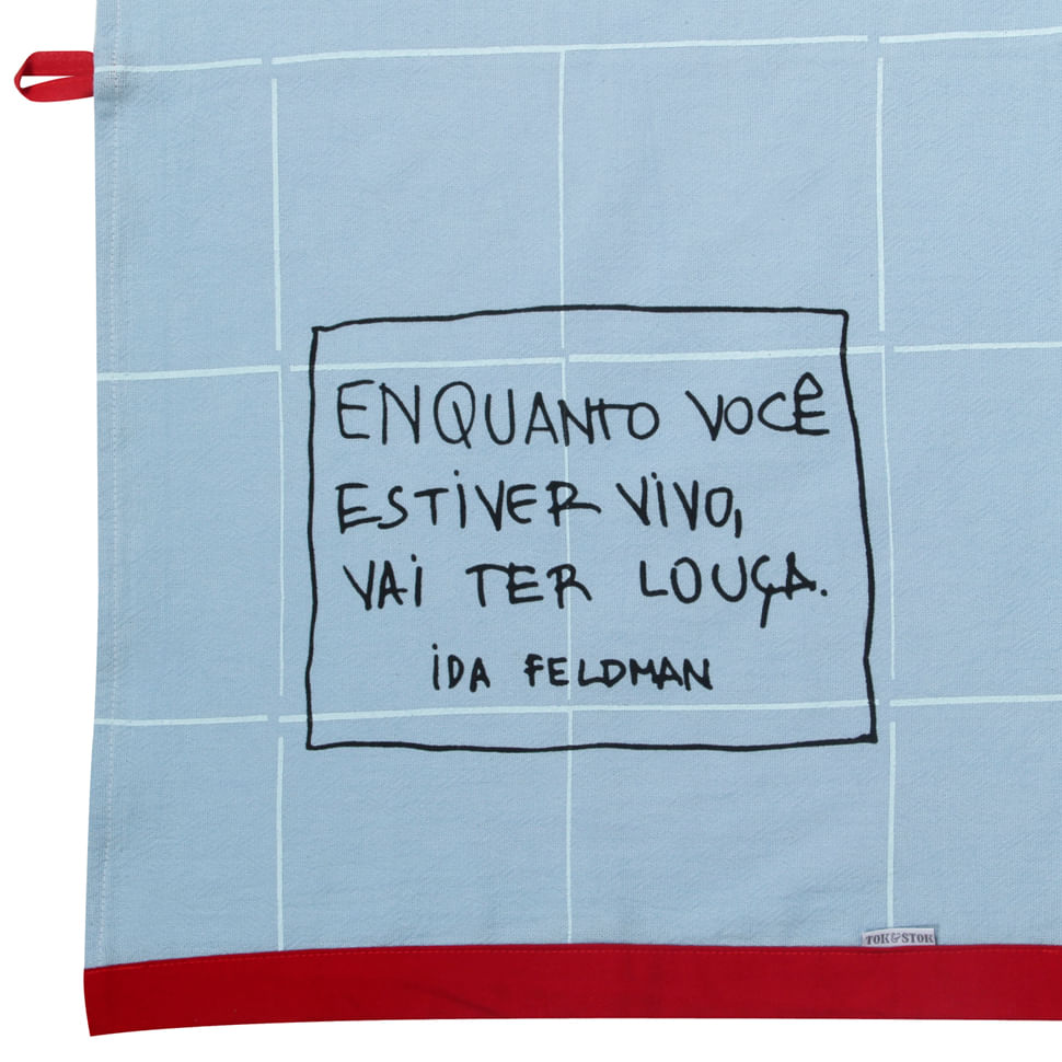 IDA---VAI-TER-LOUCA-PANO-DE-PRATO-AZUL-CLARO-VERMELHO-REFLEXOES-DA-IDA-FELDMAN