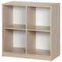 ESTANTE-77X77-NEW-OAK-BRANCO-START-UP