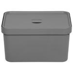 Cinza - CAIXA 24 CM X 45 CM X 35 CM KEEP IT ALL