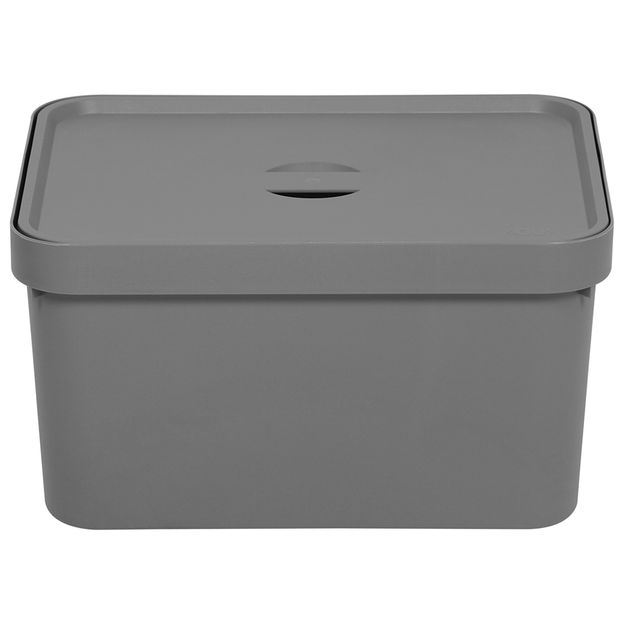 CAIXA 24 CM X 45 CM X 35 CM KEEP IT ALL CINZA | Tok&Stok CAIXA 24 CM X 45 CM X 35 CM KEEP IT ALL CINZA | Tok&Stok