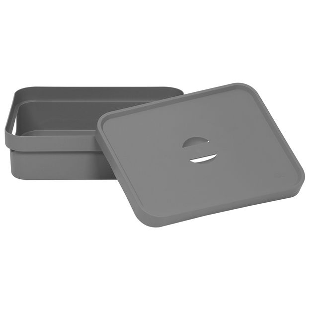 CAIXA 13 CM X 45 CM X 35 CM KEEP IT ALL CINZA | Tok&Stok