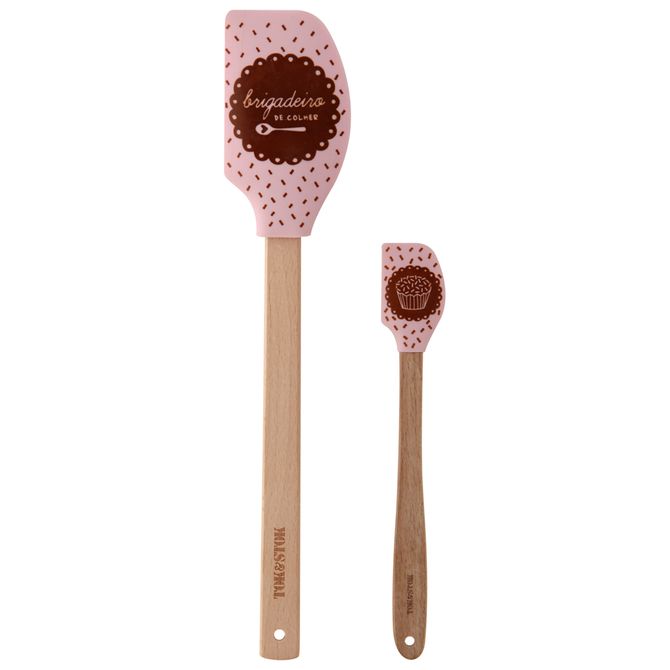 Espátula 2peças Brigadeiro De Colher