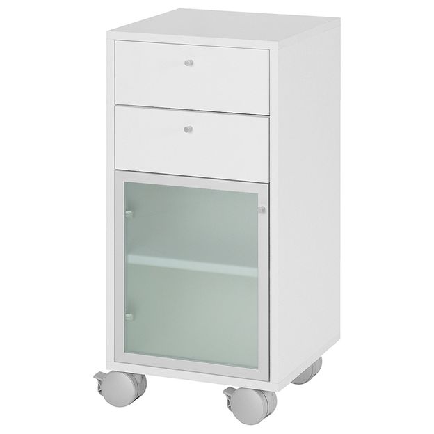 GAB-INF-1P-2GV-RODIZIO-BRANCO-ALUMINIO-SWAN