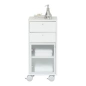 GAB-INF-1P-2GV-RODIZIO-BRANCO-ALUMINIO-SWAN