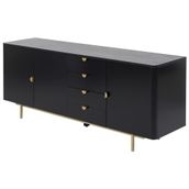 BUFFET-3P-4GV-190X45-EBANIZADO-DOURADO-JAZZ