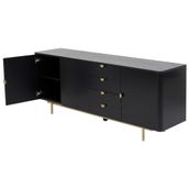 BUFFET-3P-4GV-190X45-EBANIZADO-DOURADO-JAZZ