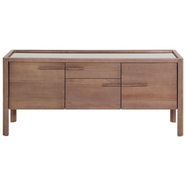 BUFFET-2P-2GV-170X45-WOOD-SMOKE-PRATA-OTTO